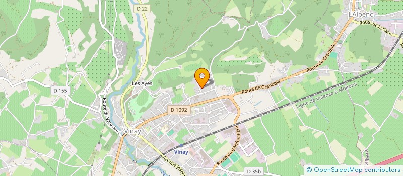 localisation de l'entreprise GB HOLDING  GRENOBLE