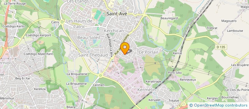 localisation de l'entreprise GB IMMO  SAINT-AVE