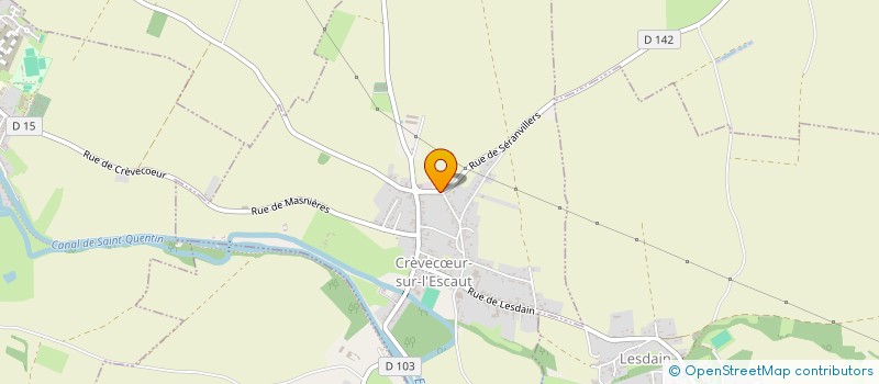 localisation de l'entreprise GB IMMO  CREVECUR-SUR-L'ESCAUT