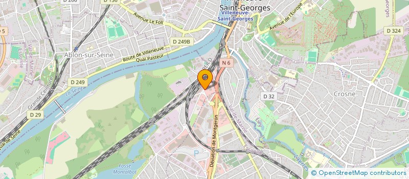 localisation de l'entreprise GB'IMMO à VIGNEUX-SUR-SEINE