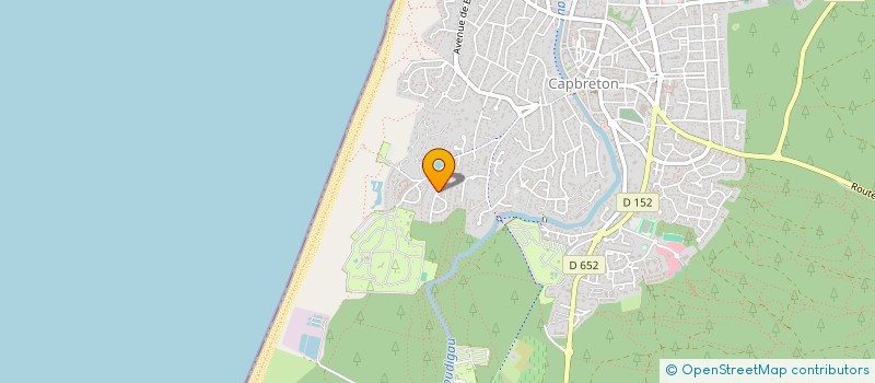 localisation de l'entreprise GB IMMO à CAPBRETON