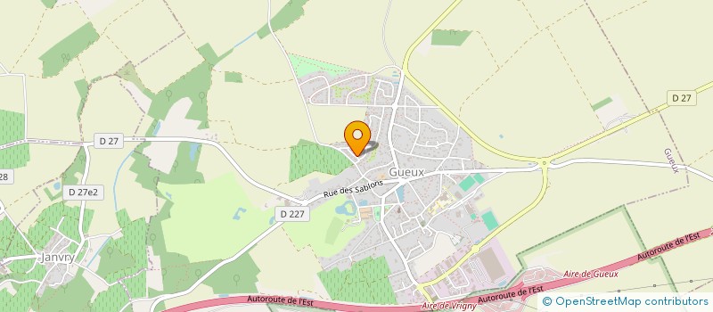 localisation de l'entreprise GB IMMOBILIER 3  GUEUX