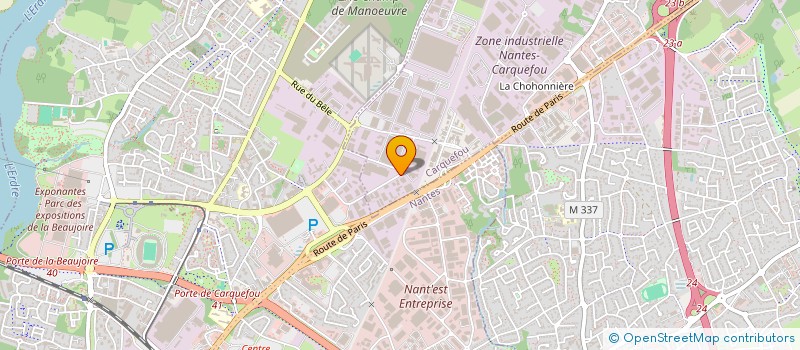 localisation de l'entreprise GB IMMOBILIER  CARQUEFOU