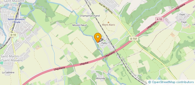 localisation de l'entreprise GB IMMOBILIER  NANTEUIL