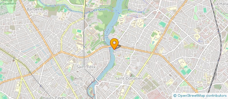 localisation de l'entreprise GB IMMOBILIER à NANTES