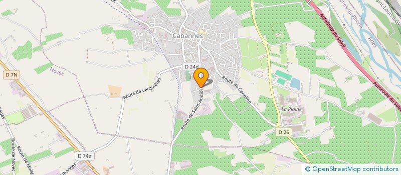 localisation de l'entreprise GB INFORMATIQUE  CABANNES