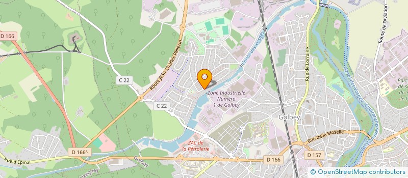 localisation de l'entreprise GB INVEST 88  GOLBEY