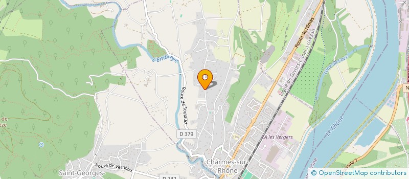 localisation de l'entreprise GB INVEST  CHARMES-SUR-RHONE