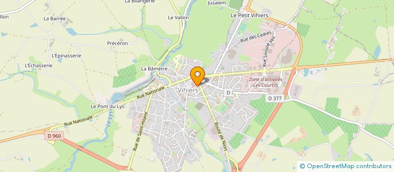localisation de l'entreprise GB INVEST à LYS-HAUT-LAYON