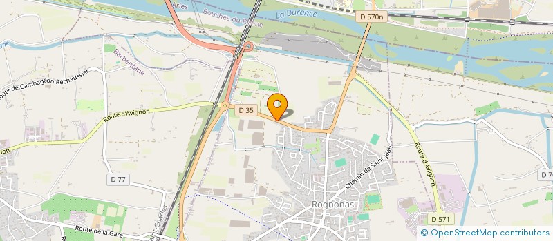 localisation de l'entreprise GB INVESTISSEMENT  ROGNONAS