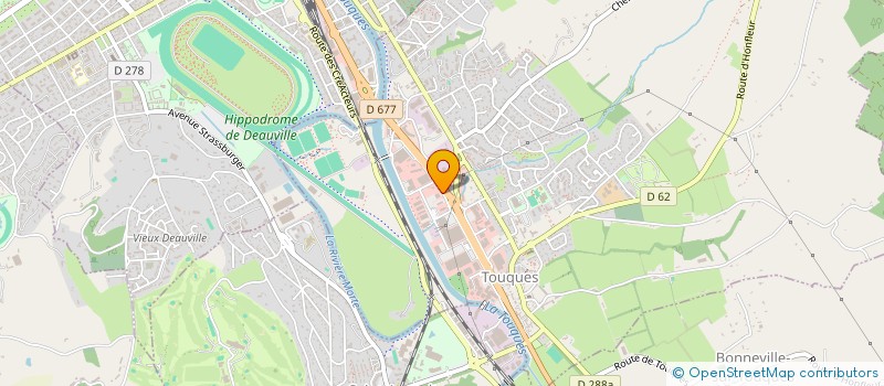 localisation de l'entreprise GB JOUETS à TOUQUES