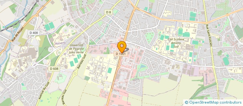 localisation de l'entreprise GB LABE à AMIENS