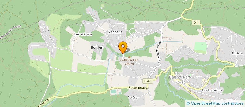 localisation de l'entreprise GB LOGISTIC à BAGNOLS-EN-FORET