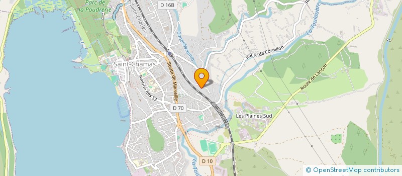 localisation de l'entreprise GB-LSC  SAINT-CHAMAS