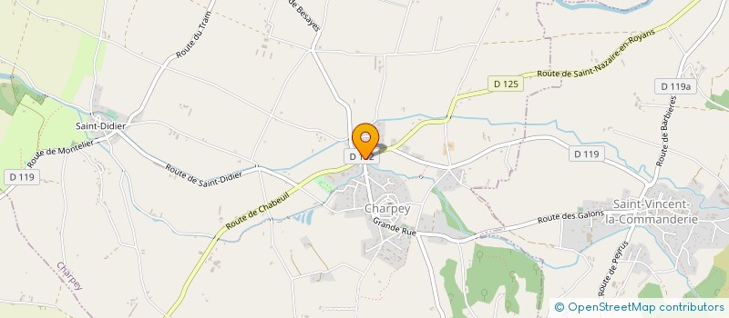 localisation de l'entreprise GB MEDIA CONSULT  CHARPEY