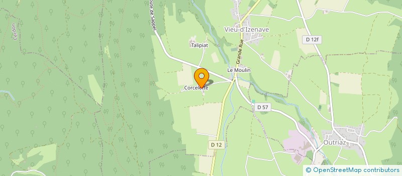 localisation de l'entreprise GB MENUISERIE à NANTUA