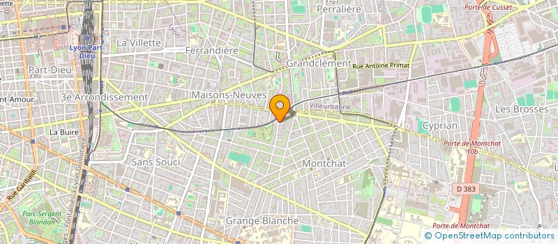 localisation de l'entreprise GB MOBILITES ET ENERGIES CONSULTING à LYON