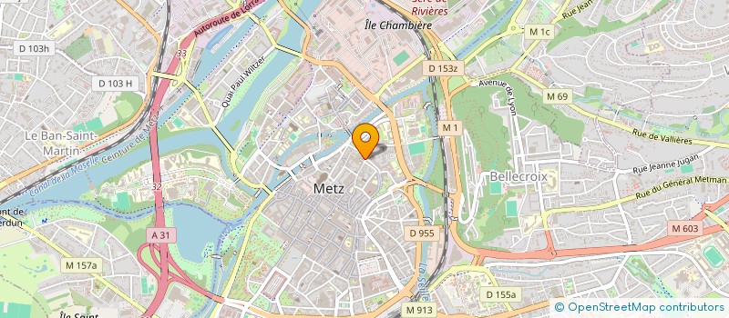 localisation de l'entreprise GB MUSIQUE à METZ