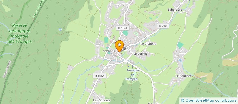 localisation de l'entreprise GB & NF PARTNERS  AUTRANS-MEAUDRE EN VERCORS