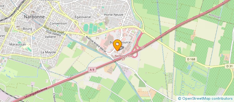 localisation de l'entreprise GB OCCITANIE  NARBONNE