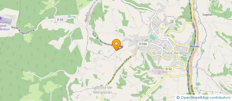 localisation de l'entreprise GB OPTIQUE  PAYS DE BELVES