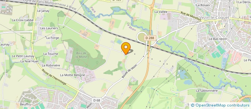 localisation de l'entreprise GB PATRIMOINE à LE RHEU