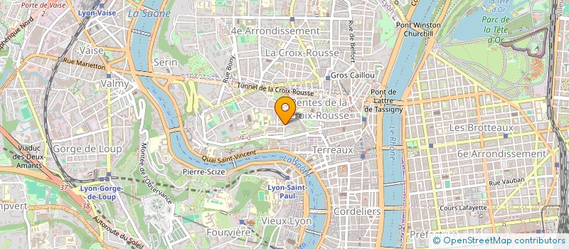 localisation de l'entreprise GB PEINTURE à LYON