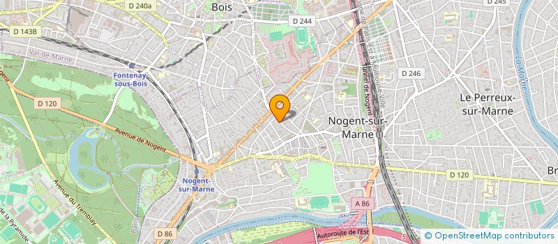 localisation de l'entreprise GB PRODUCTION  NOGENT-SUR-MARNE