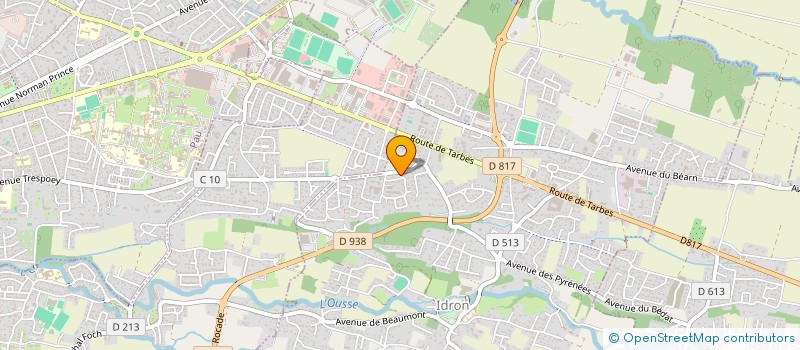 localisation de l'entreprise GB PROMOTION  IDRON