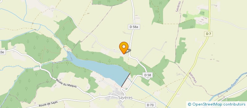 localisation de l'entreprise GB RENOVELEC  SAVERES