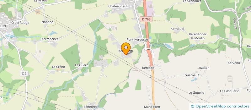 localisation de l'entreprise GB SAILING à CLEGUER