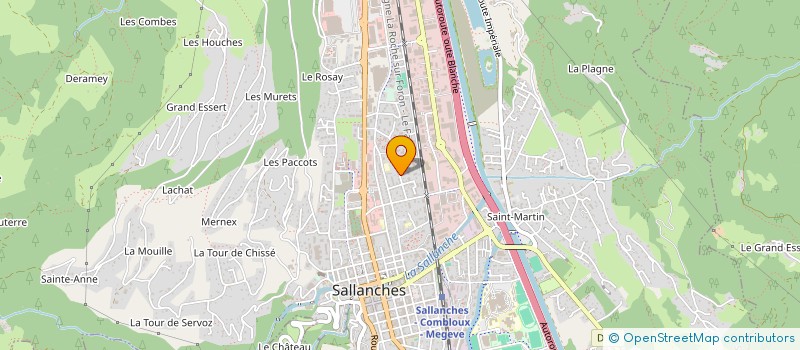 localisation de l'entreprise GB SARL à SALLANCHES