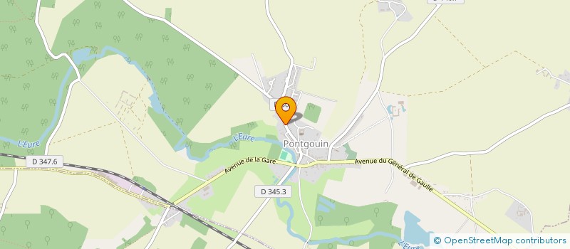 localisation de l'entreprise GB SAS à PONTGOUIN
