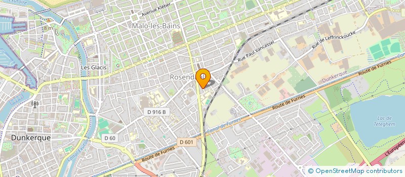 localisation de l'entreprise GB SCI à DUNKERQUE