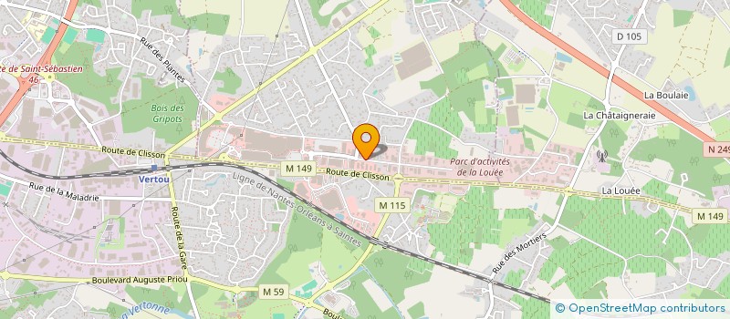 localisation de l'entreprise GB SCOOT à BASSE-GOULAINE