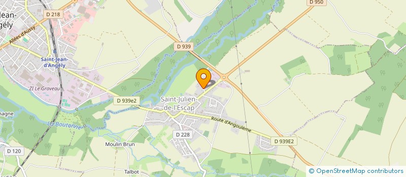 localisation de l'entreprise GB SELME  SAINT-JULIEN-DE-L'ESCAP