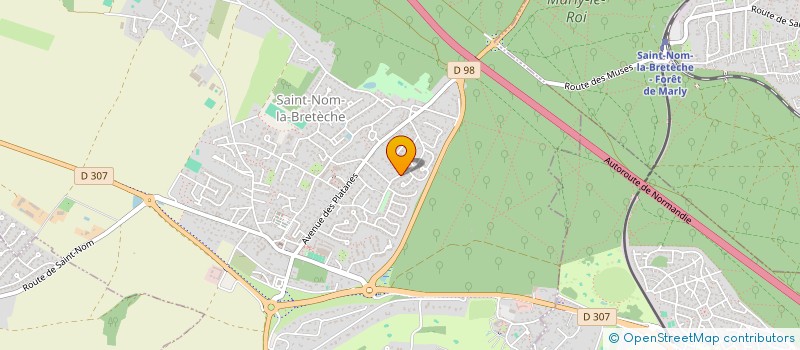 localisation de l'entreprise GB SERVICES SASU  SAINT-NOM-LA-BRETECHE