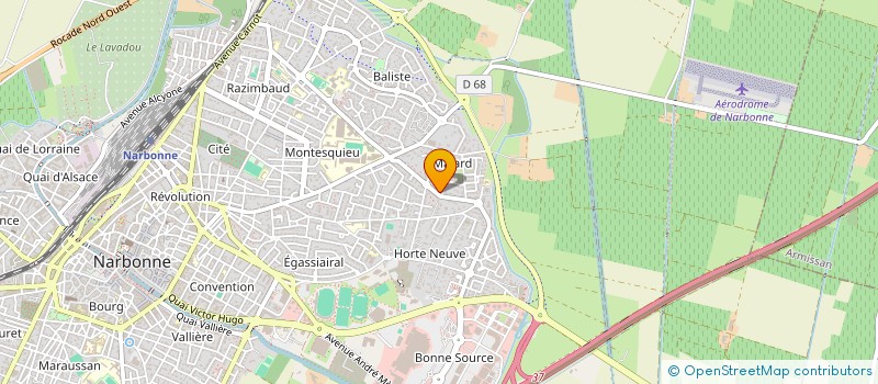 localisation de l'entreprise GB SM  NARBONNE