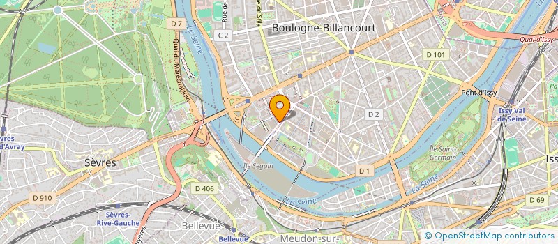localisation de l'entreprise GB SOLUTIONS ACHATS  BOULOGNE-BILLANCOURT