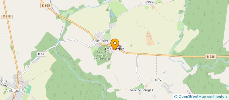 localisation de l'entreprise GB-TRANS à BOMMIERS