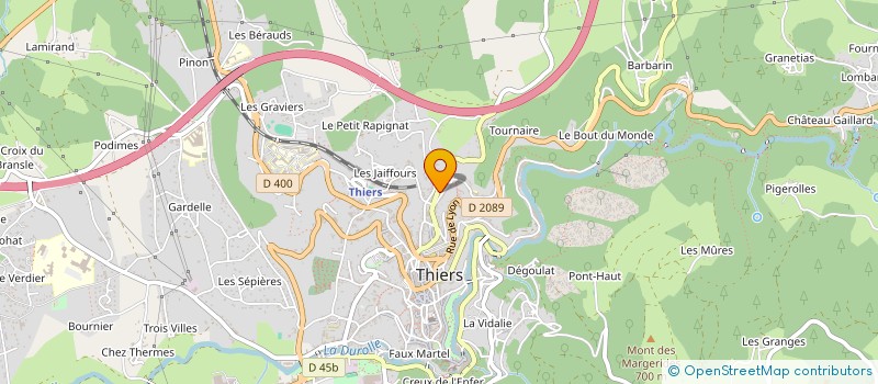 localisation de l'entreprise GB TUYAUTERIE  POISY