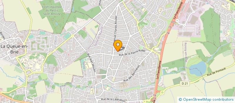 localisation de l'entreprise GB VENTILATION à PONTAULT-COMBAULT