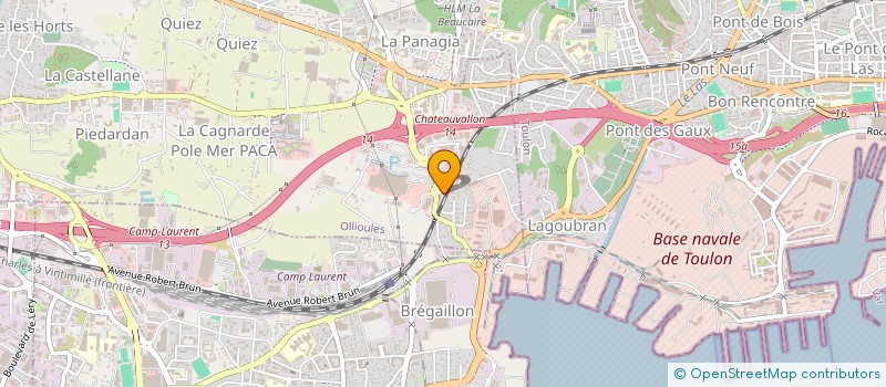 localisation de l'entreprise GB VINS DEVELOPPEMENT à OLLIOULES