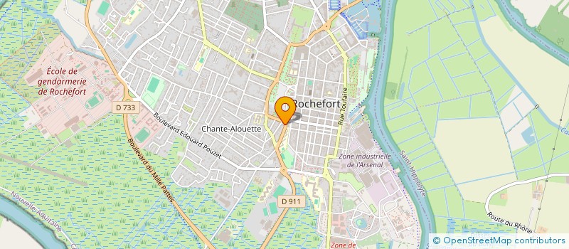 localisation de l'entreprise GB02  ROCHEFORT