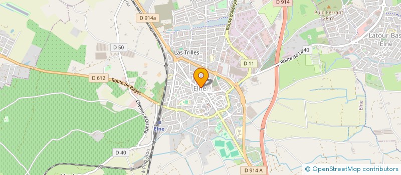 localisation de l'entreprise GB11 FINANCES  ELNE