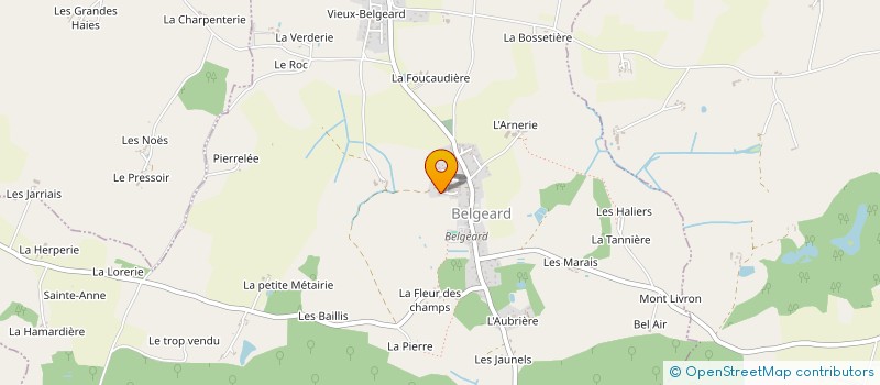 localisation de l'entreprise GB2A  BELGEARD