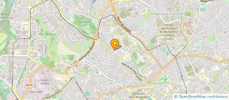 localisation de l'entreprise GB2C à MONTPELLIER