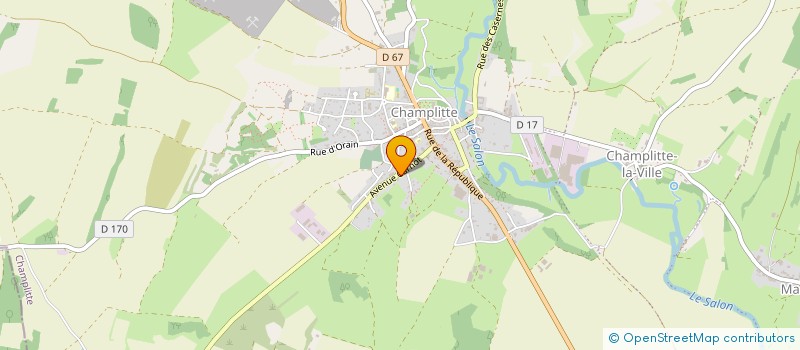 localisation de l'entreprise GB2C à CHAMPLITTE