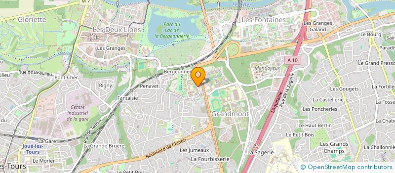 localisation de l'entreprise GB2ECOLOGIS SARL  TOURS