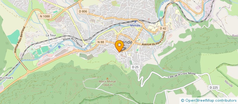 localisation de l'entreprise GB2M à MENDE
